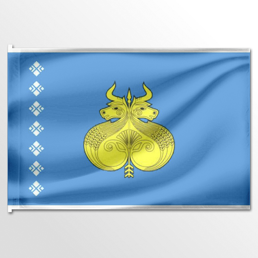 

Флаг ЦТП ФЕНИКС Верхневилюйского района 135x90 см, 483-135x90