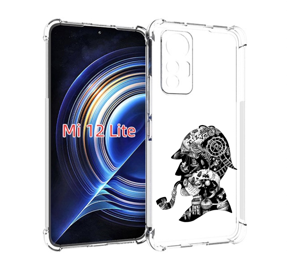 

Чехол MyPads мужчина с трубкой абстракция для Xiaomi 12 Lite, Прозрачный, Tocco