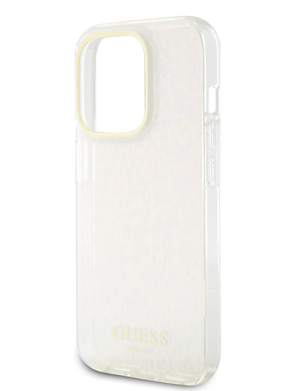 

Чехол Guess для iPhone 15 Pro Max Faceted Mirror Disco Hard Pink, Розовый