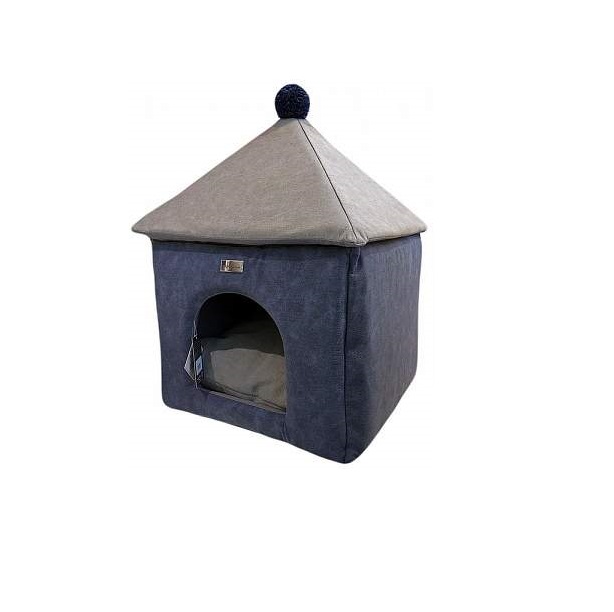 

Домик для кошек, для собак Anteprima DogBed, синий, 45x45x60см
