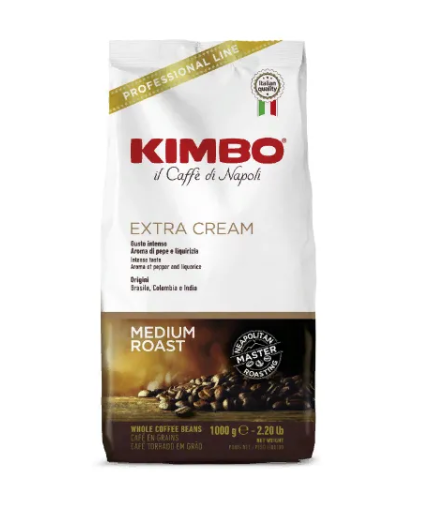 Кофе Kimbo Extra Cream натуральный жареный в зернах 1кг