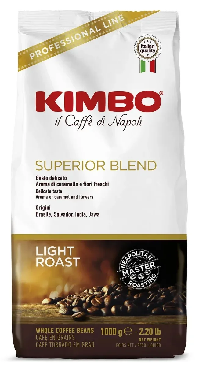 Кофе в зернах Kimbo espresso bar superior blend 1000 г