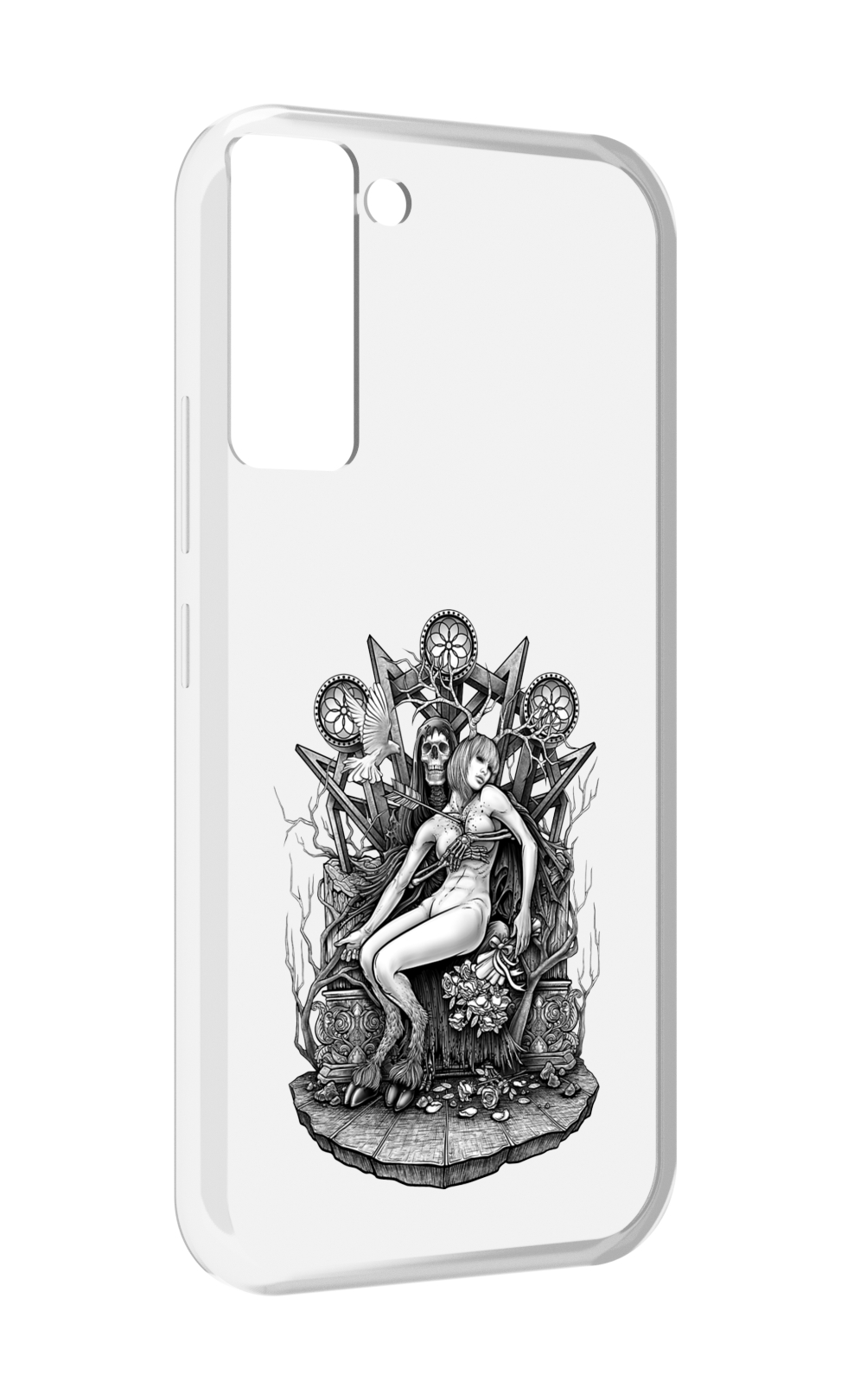 

Чехол MyPads девушка на троне для Tecno Pop 5 LTE / Pop 5 Pro, Прозрачный, Tocco