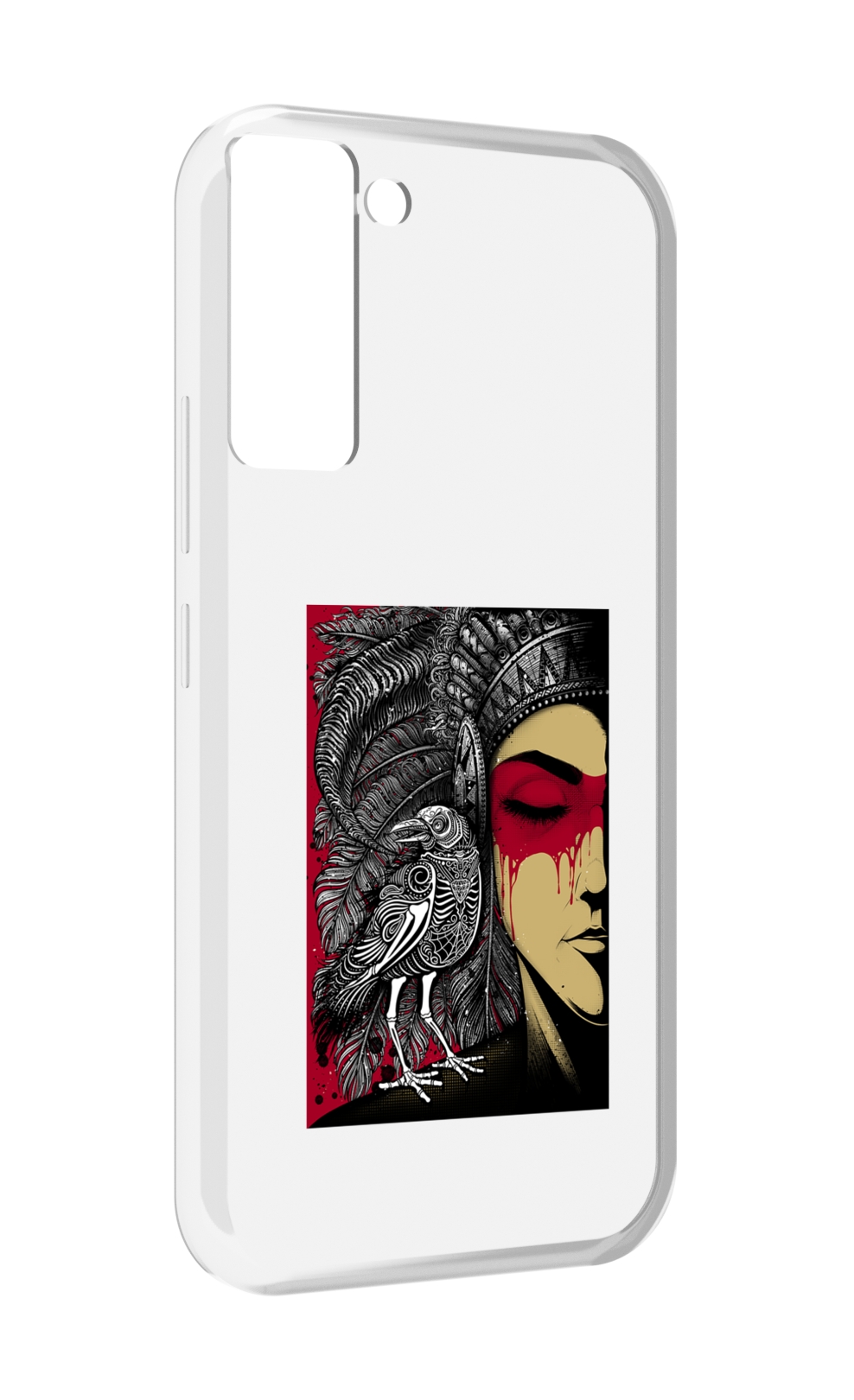 

Чехол MyPads девушка с вороном в абстракции для Tecno Pop 5 LTE / Pop 5 Pro, Прозрачный, Tocco