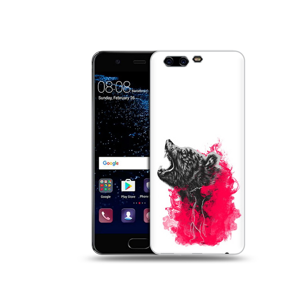 

Чехол MyPads Tocco для Huawei P10 медведь в дымке (PT60870.50.463), Прозрачный, Tocco