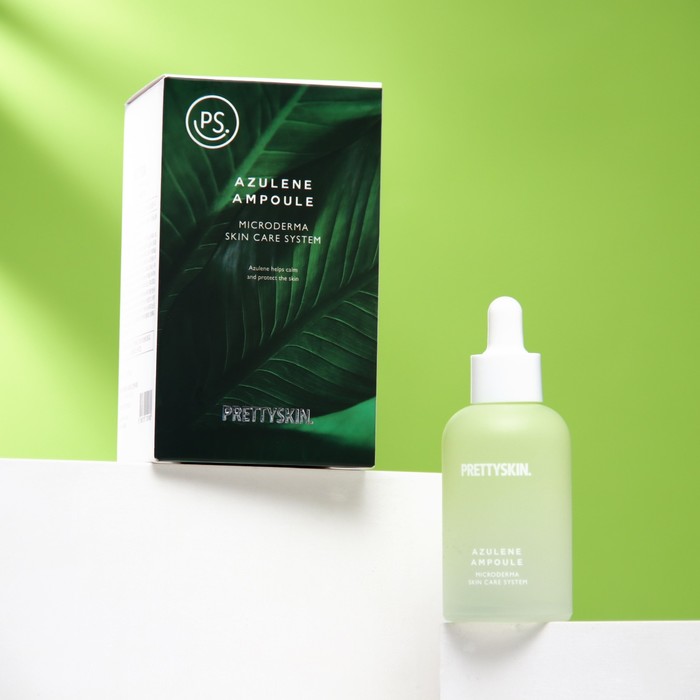 

Успокаивающая ампульная сыворотка с азуленом PRETTYSKIN, 50 мл