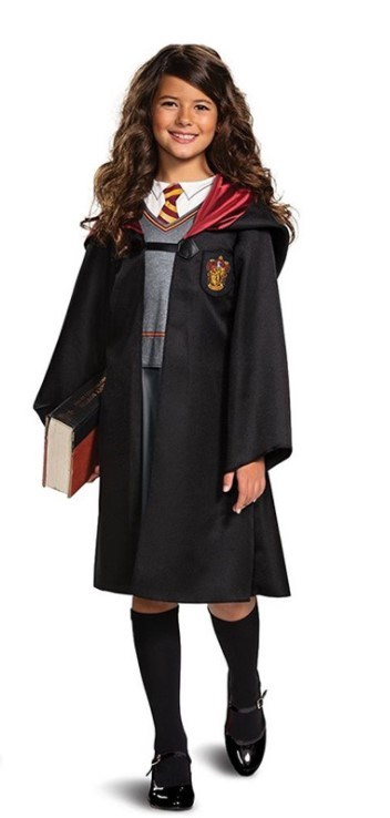 Костюм Гермионы Гарри Поттер, черный, L, рост 125-135 см