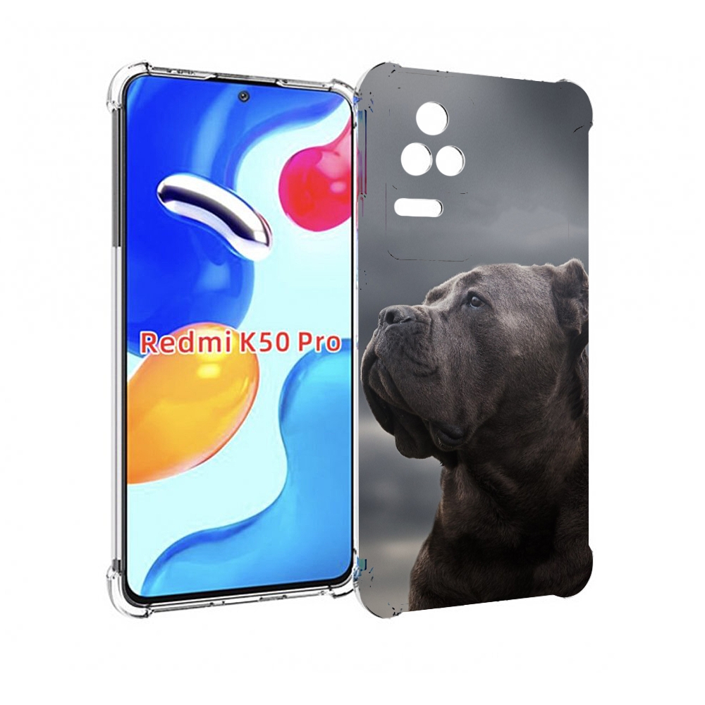 

Чехол MyPads кане корсо для Xiaomi Redmi K50 / K50 Pro, Прозрачный, Tocco