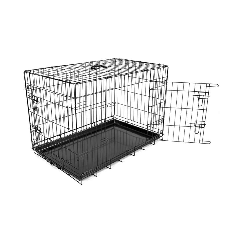 

Клетка для собак Duvo+ Pet Kennel двухдверная, в ассортименте, металл, 57x92x64см, Pet Kennel