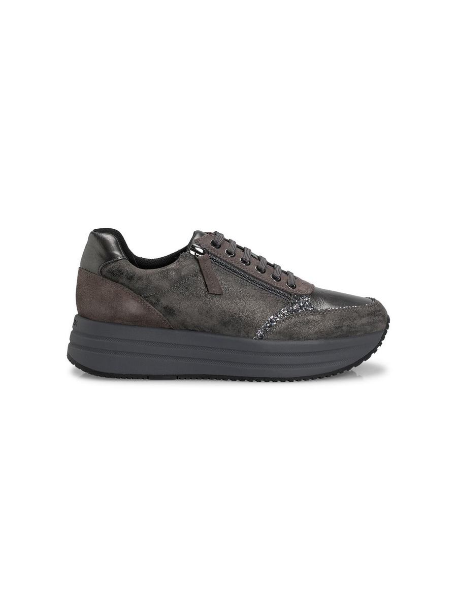

Кроссовки женские GEOX 1430122 серые 41 EU, Серый, 001430122