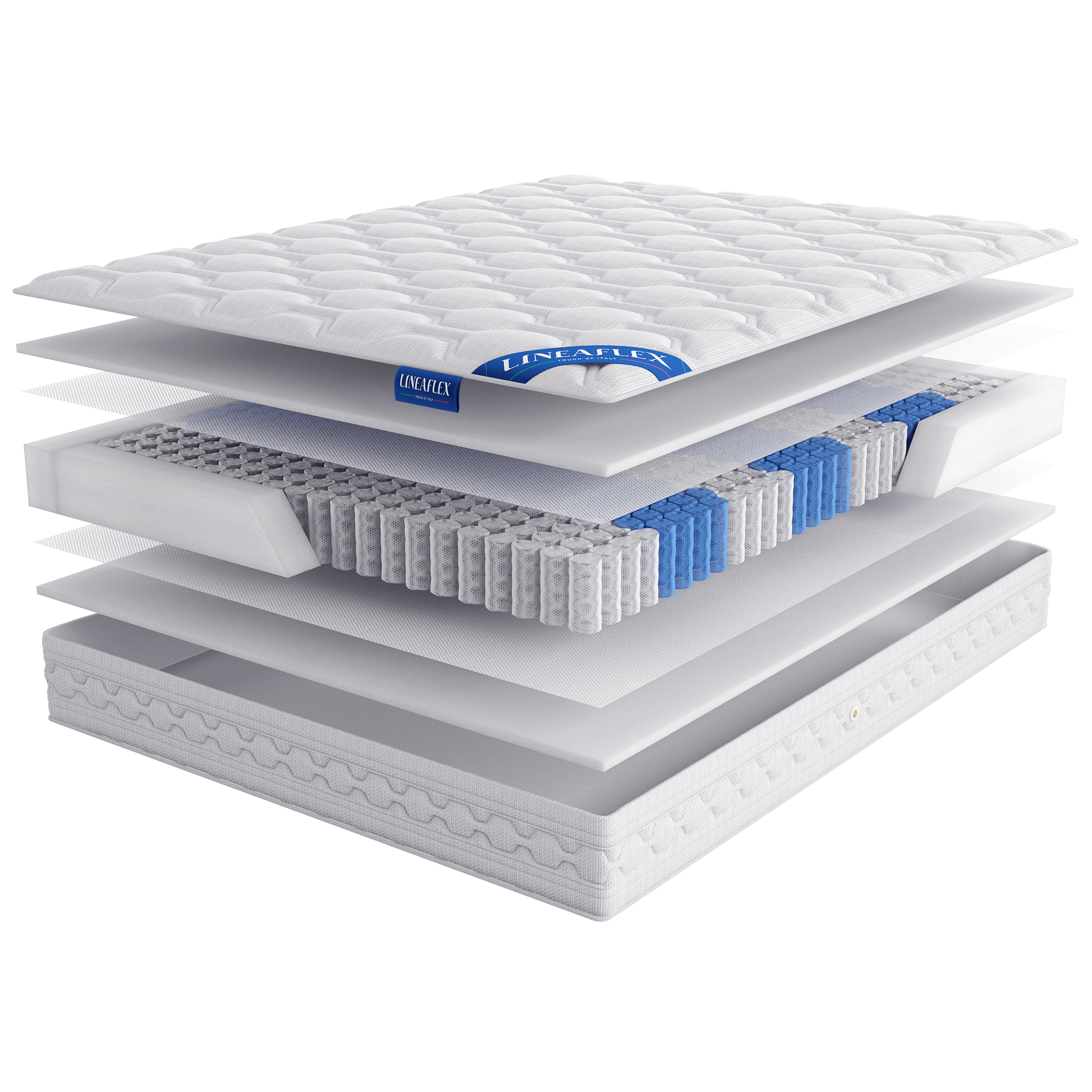 

Матрас Lineaflex Alba 160х200, Бежевый;белый;серый;серебристый, Alba