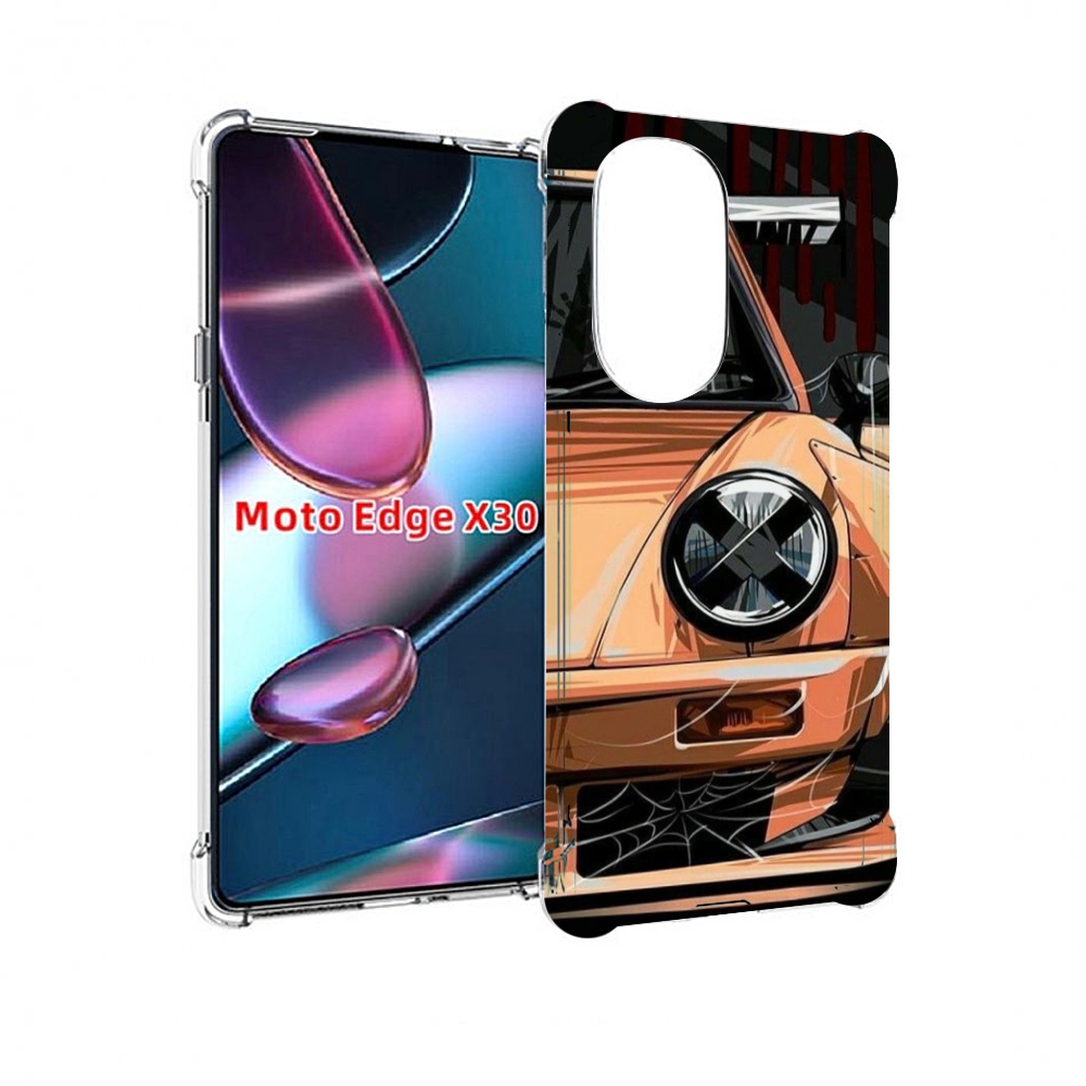 

Чехол MyPads Порш мужской для Motorola Moto Edge X30, Прозрачный, Tocco