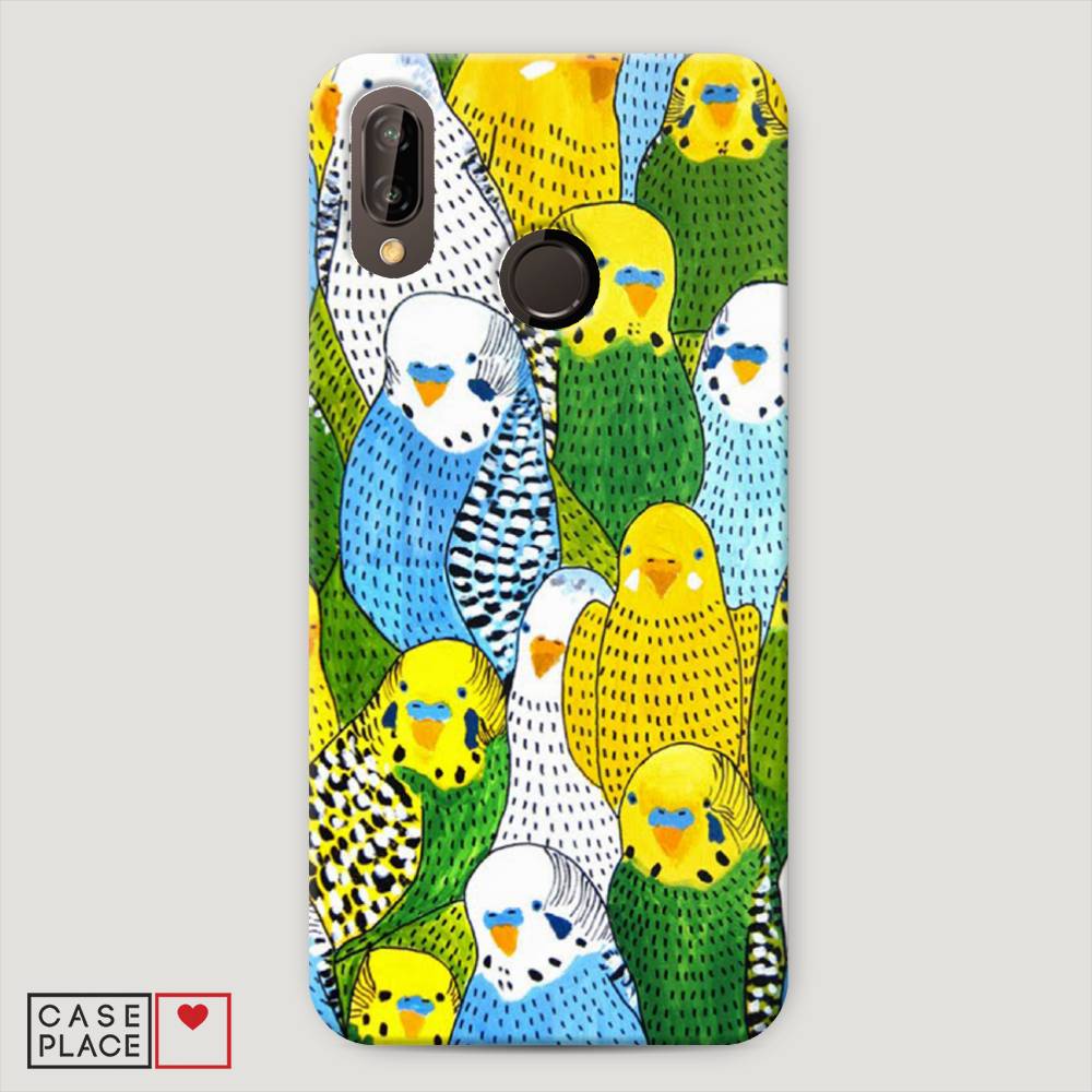 

Чехол Awog "Попугаи" для Huawei P20 Lite, 64420-1