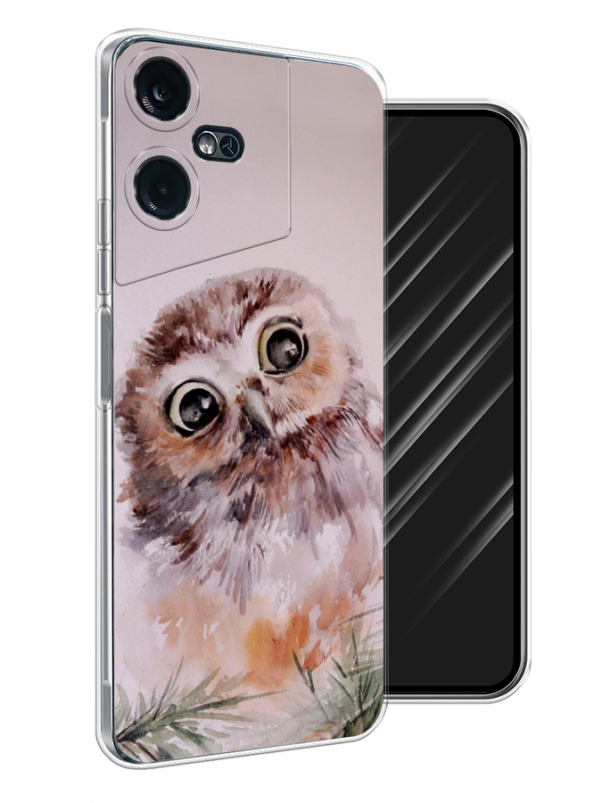 

Чехол Awog на Tecno Pova Neo 3 "Сова на розовом", Розовый;коричневый, 304450-1