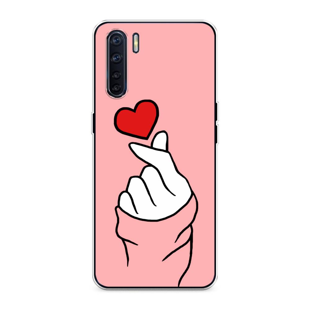 

Чехол Awog на Oppo A91/Reno 3 "Милое сердечко", Разноцветный, 254250-7