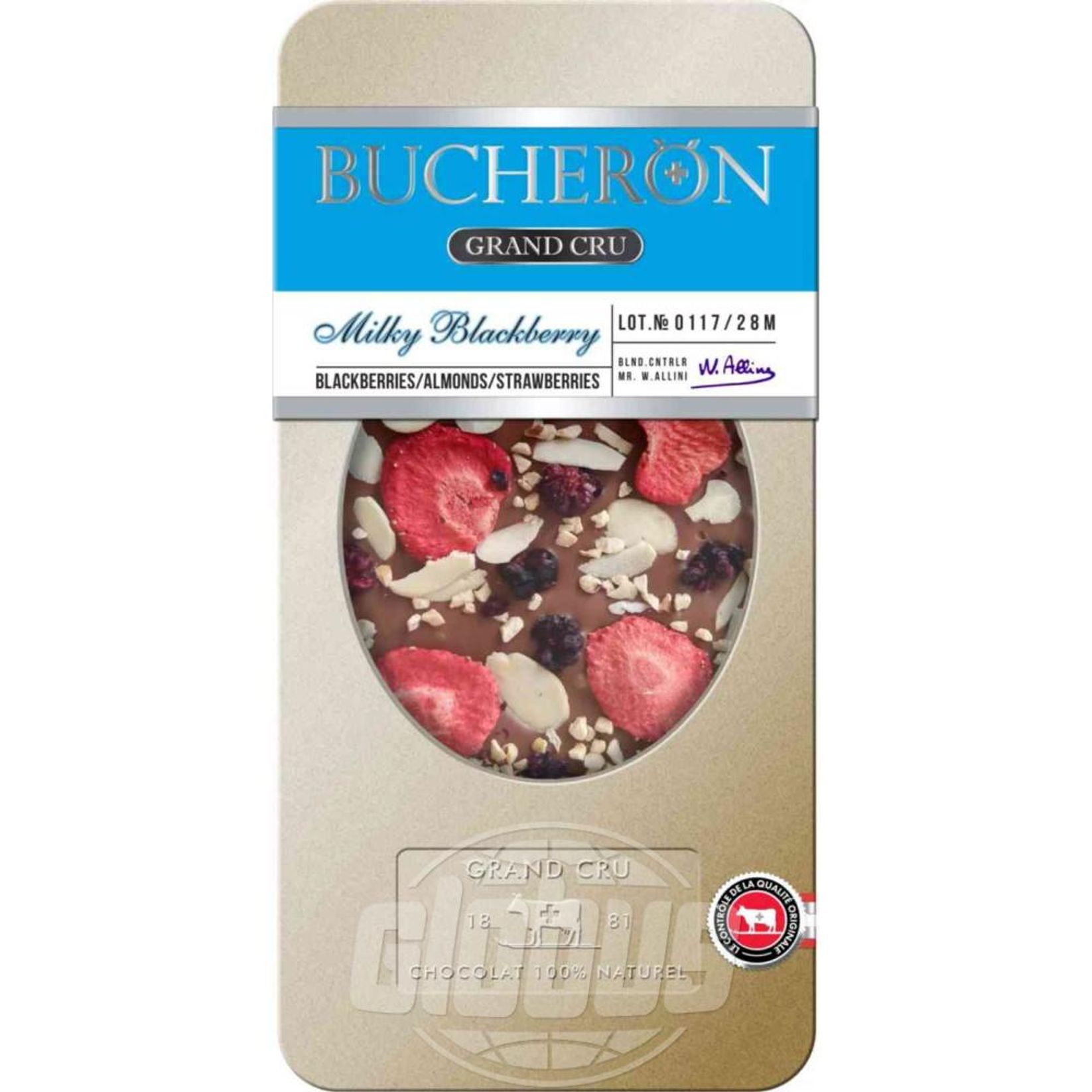 Шоколад Bucheron Milky Blackberry молочный 100 г