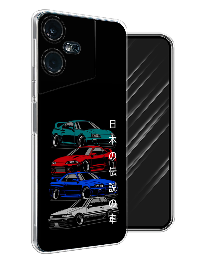 

Чехол Awog на Tecno Pova Neo 3 "JDM Legend cars", Зеленый;красный;синий, 304450-5