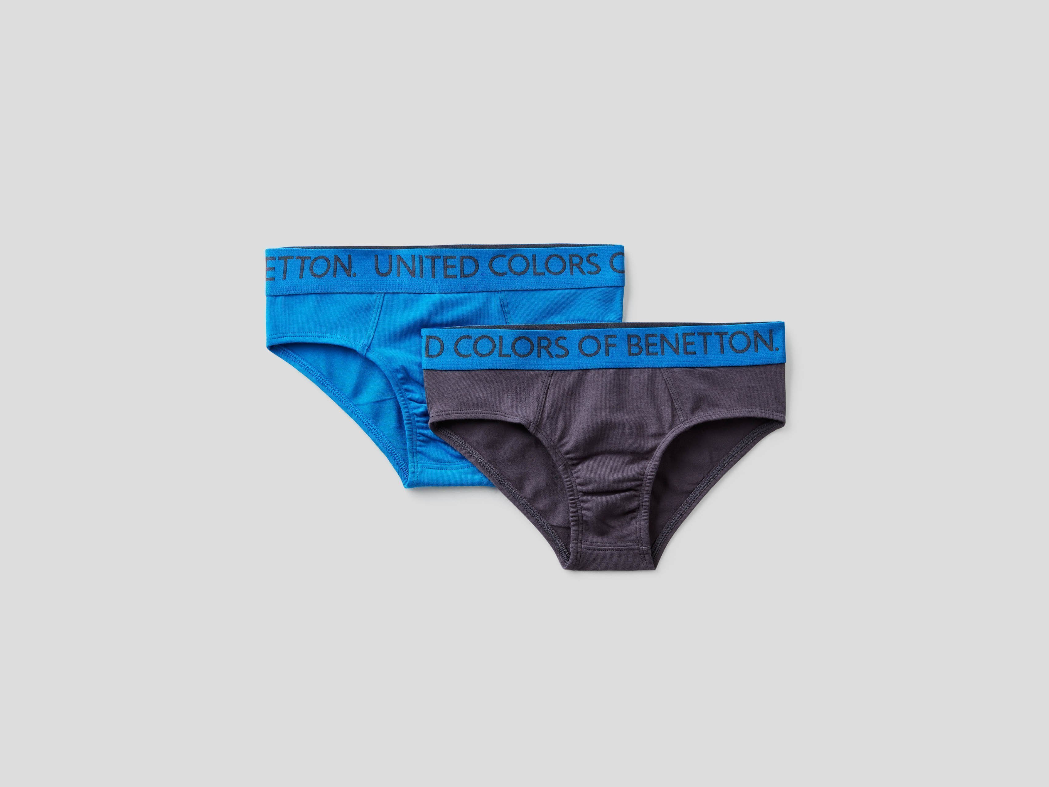 

Набор из 2х трусов для мальчиков Benetton цв. синий р.128, 21A_3MC10S484