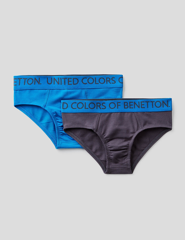 

Набор из 2х трусов для мальчиков Benetton цв. синий р.146, 21A_3MC10S484