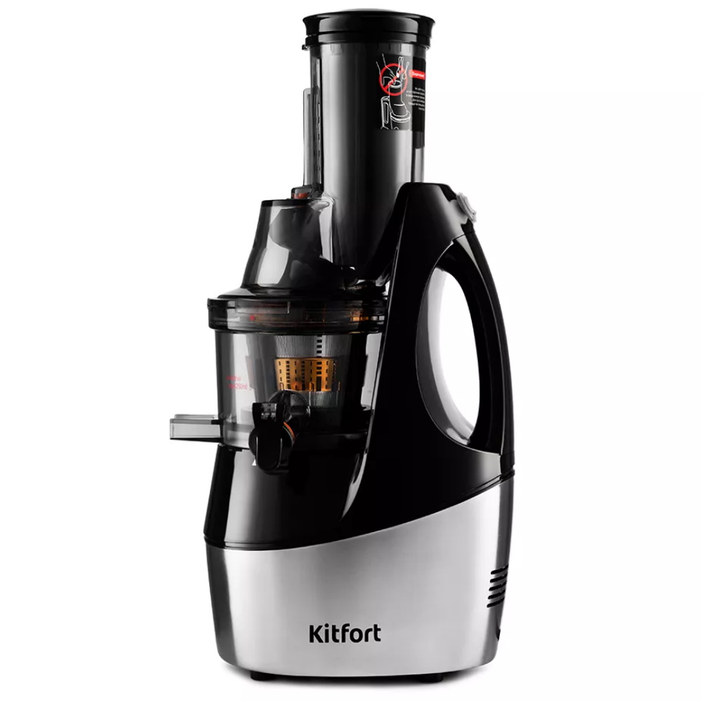 

Соковыжималка шнековая Kitfort KT-1104-2 black, KT-1104-2