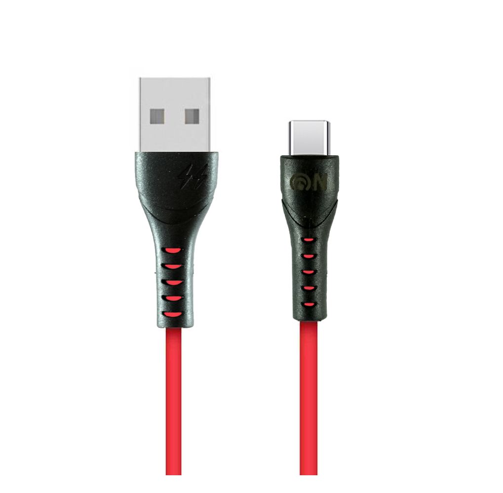 фото Кабель usb type-c - usb faison 1 м красный