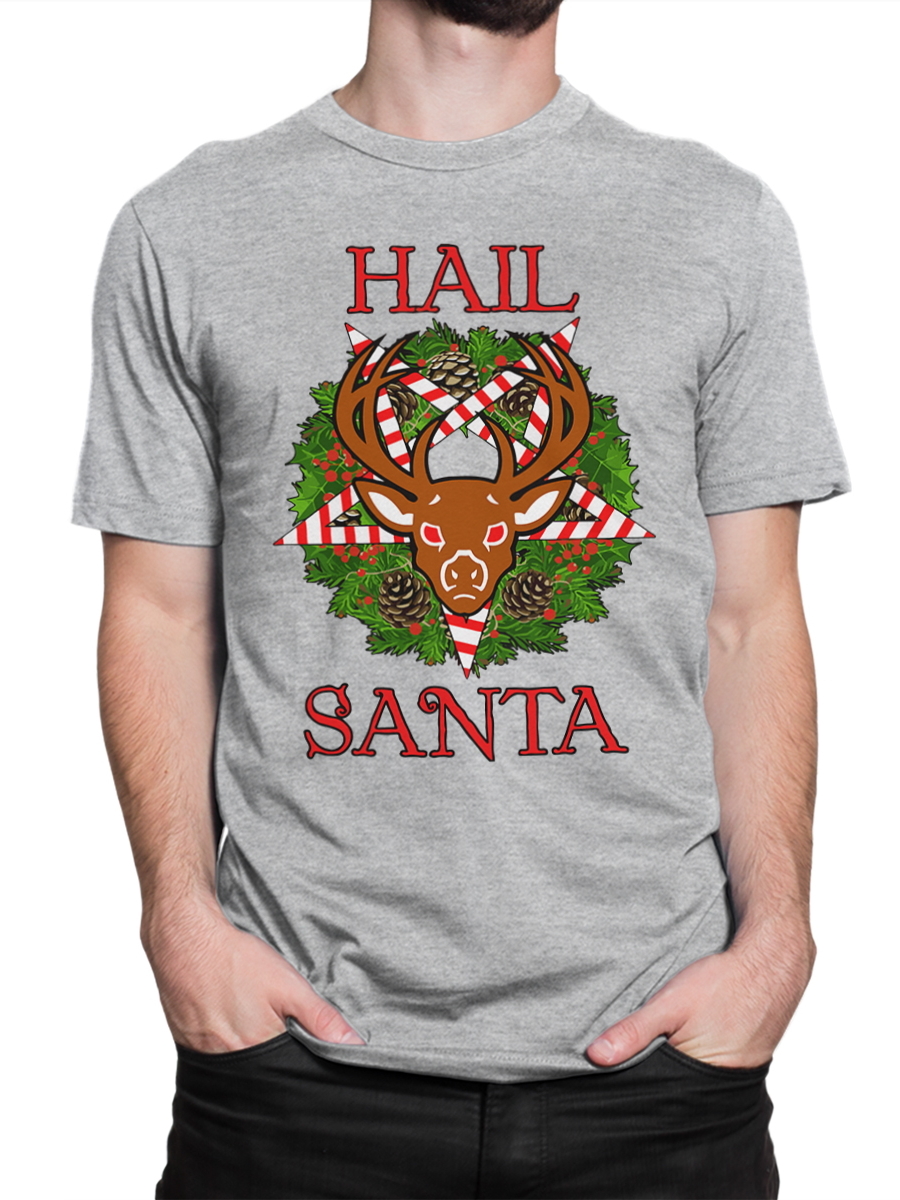 

Футболка мужская Dream Shirts Слава Санте - Hail Santa серая M, Серый, Слава Санте - Hail Santa