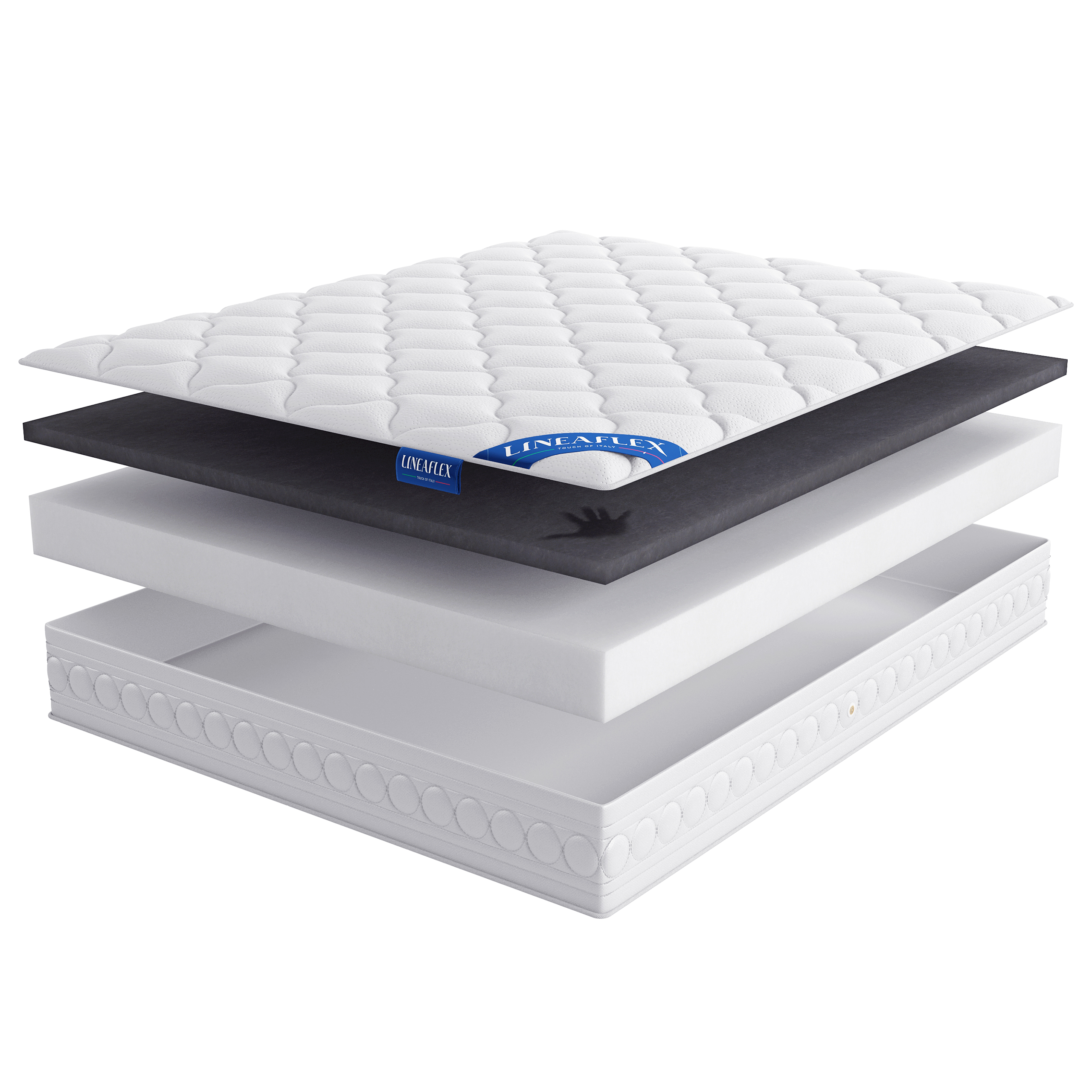 

Матрас Lineaflex Rovenna 90х200, Бежевый;белый;серый;серебристый, Rovenna