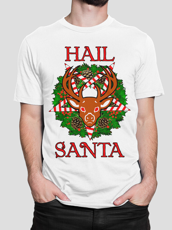 фото Футболка мужская dream shirts слава санте - hail santa белая s