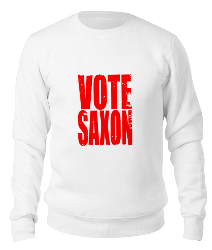 

Свитшот унисекс Printio Vote saxon (doctor who) белый L, Vote saxon (doctor who)