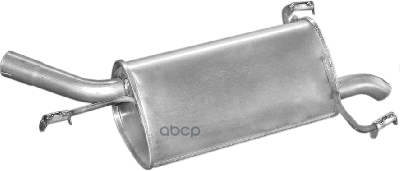 

Глушитель Задн Часть Opel: Corsa C 00- Polmostrow арт. 17531
