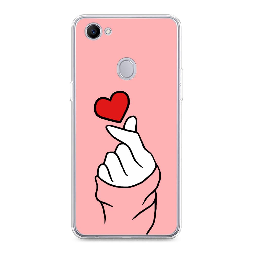 

Чехол Awog на Oppo F7 "Милое сердечко", Разноцветный, 250350-7
