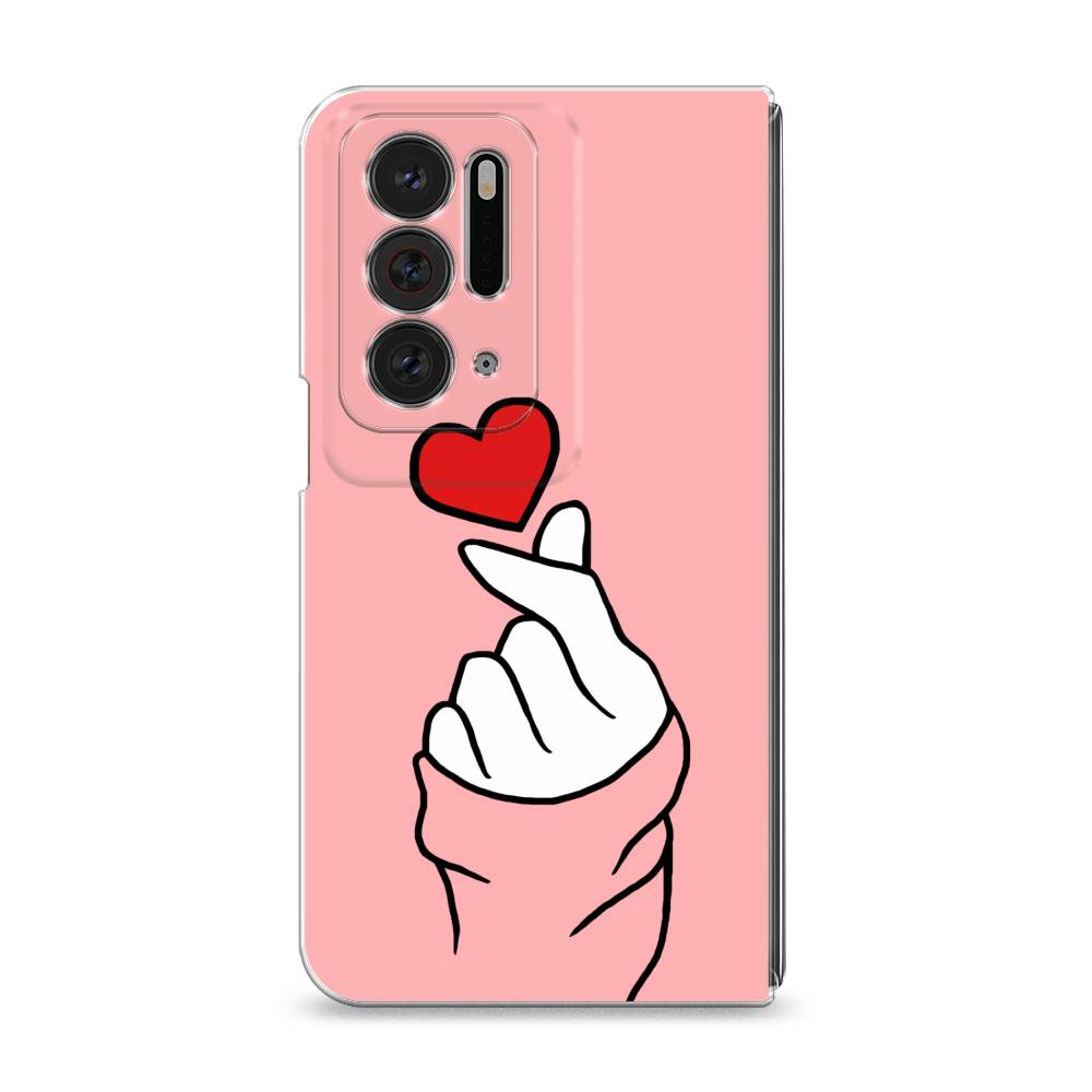 

Чехол Awog на Oppo Find N "Милое сердечко", Разноцветный, 259650-7