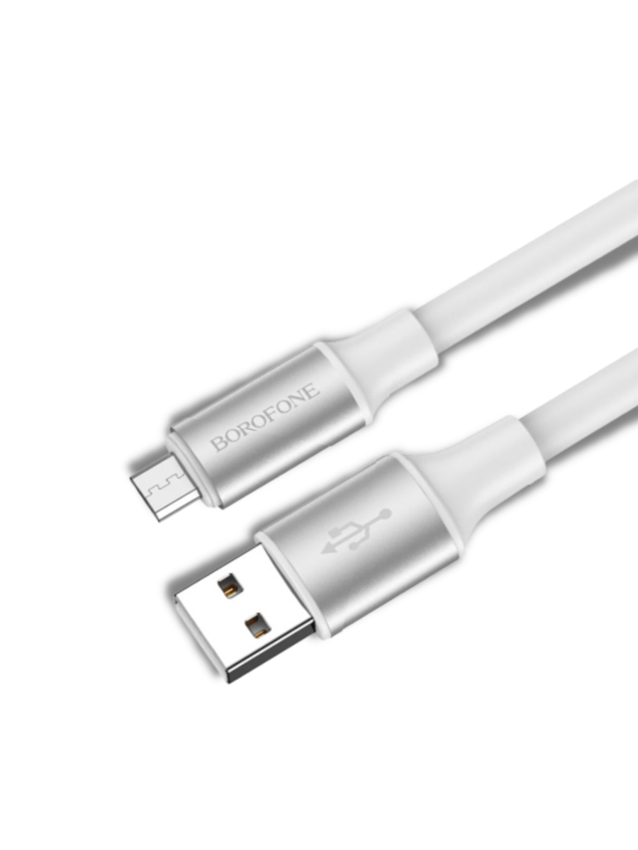 фото Кабель micro usb borofone bx82, 2.4a, 1.0м, white