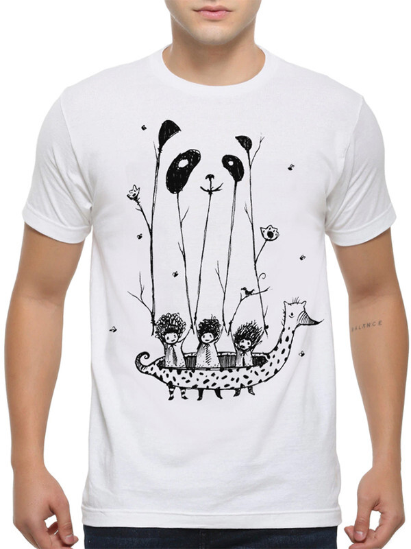 

Футболка мужская Dream Shirts с Пандой белая 2XL, Белый, с Пандой