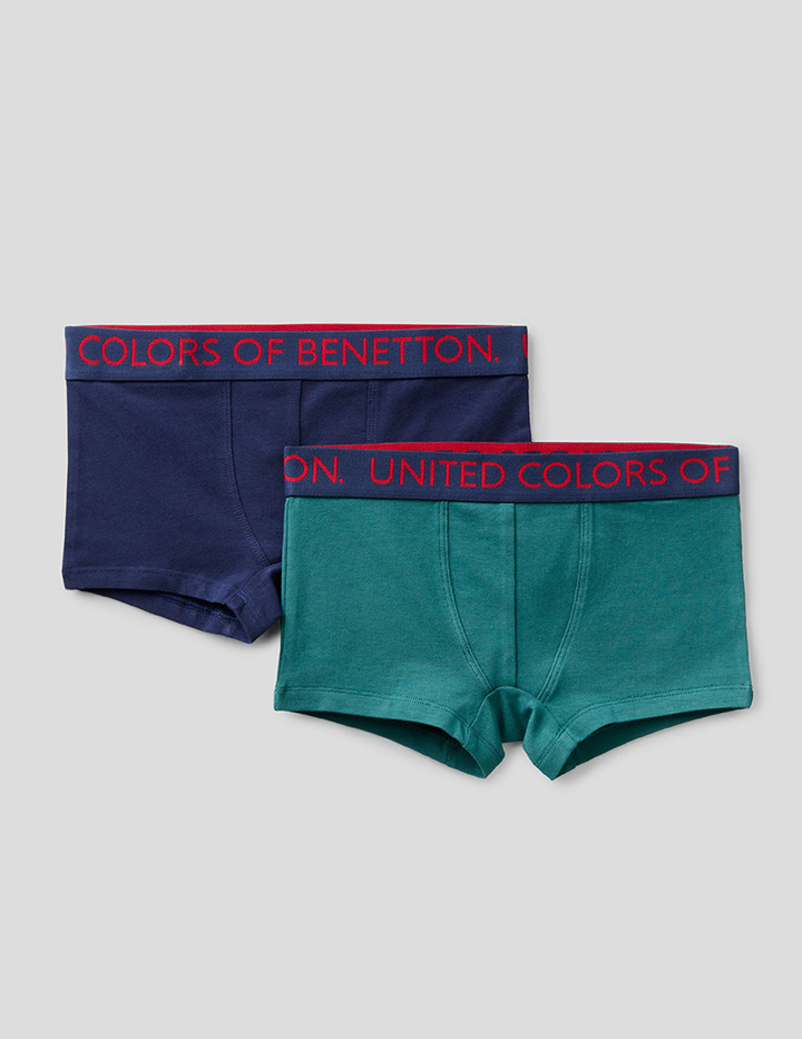 

Набор из 2х боксеров для мальчиков Benetton цв. зеленый р.170, 21A_3MC10X230