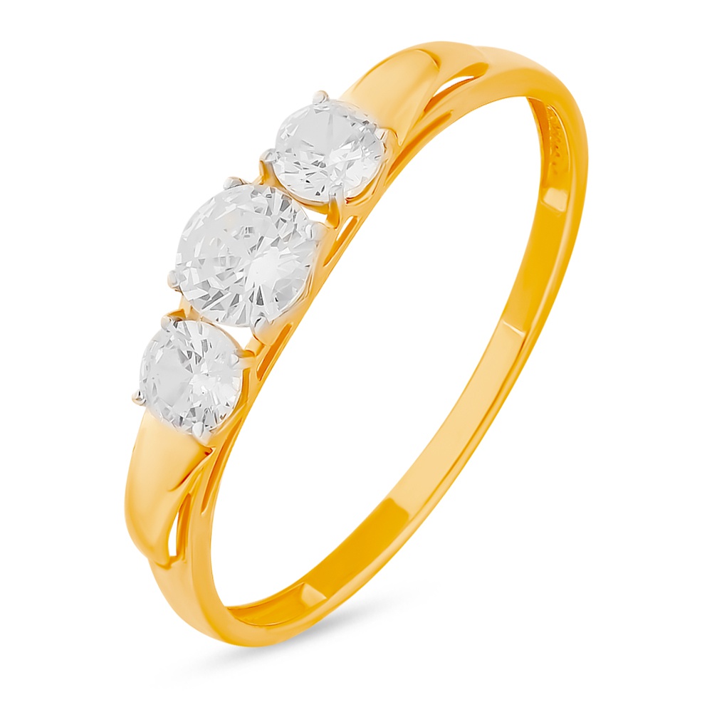 

Кольцо из золота р.  585Gold 4300136029, фианит, 4300136029