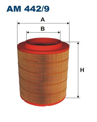 AM 442/9_фильтр воздушный! H416 D330 d210 VOLVO FH13-420/460/500/540