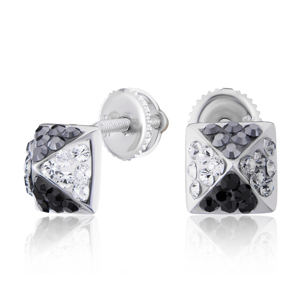 

Серьги-пусеты из серебра с swarovski ЮВЕЛИР КАРАТ 0594C01086, 0594C01086