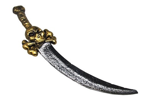 

Карнавальный аксессуар I-Brigth Company Меч с золотым черепом, 58 см ПТ1446