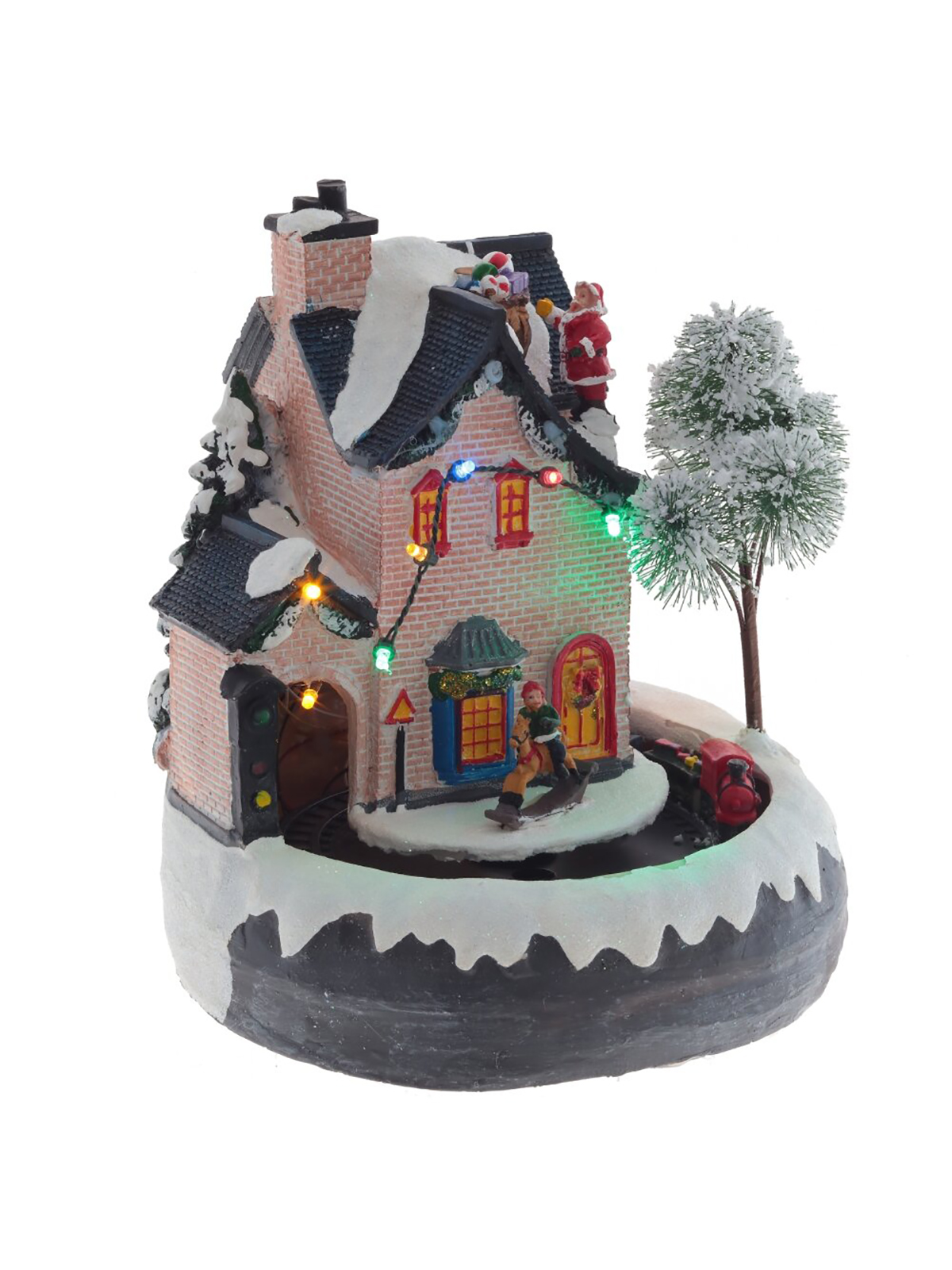 

Новогодняя фигурка Alat Home Рождество 782694]REM 19x18x22 см, Серый;белый;красный, Рождество