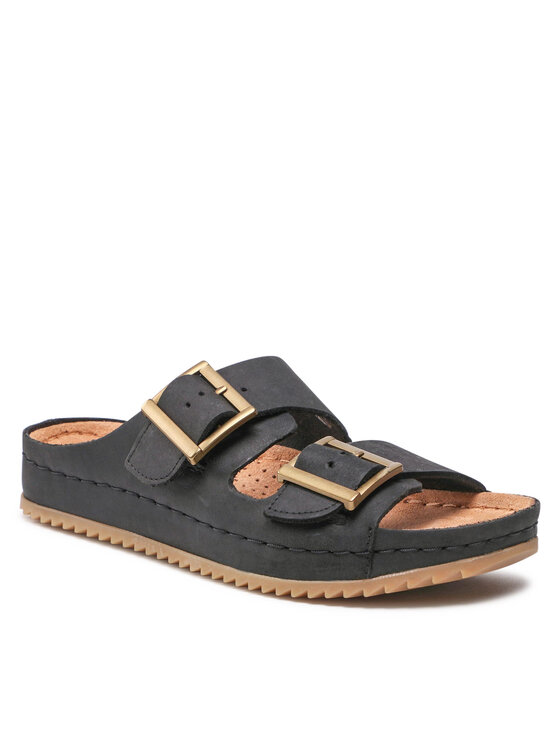 

Шлепанцы Brookleigh Sun 261650574 Clarks Черный 40 EU, Brookleigh Sun 261650574