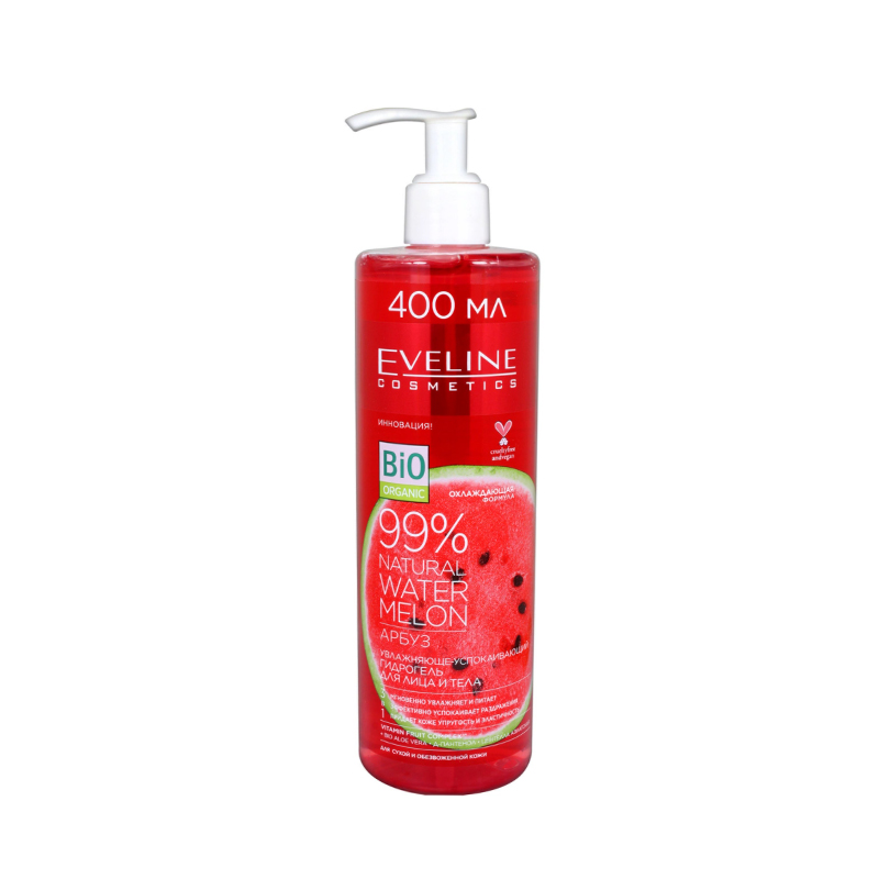 

Гидрогель для лица и тела Eveline Cosmetics Natural Watermelon 400 мл