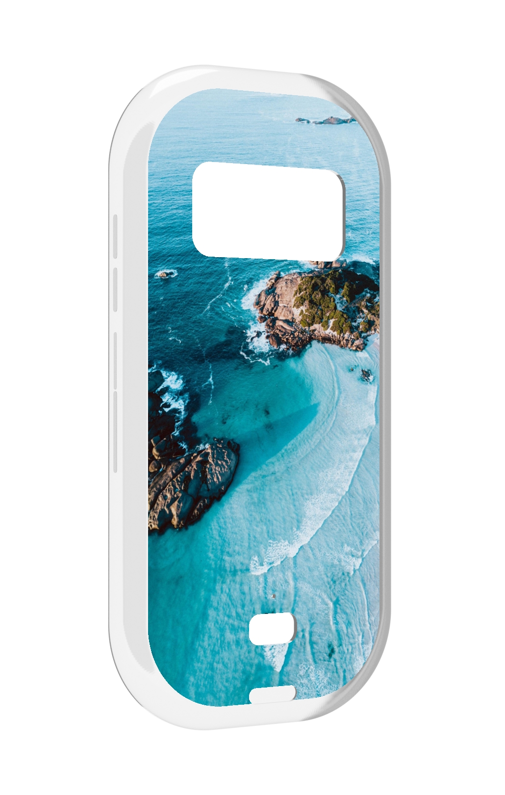 

Чехол MyPads красивый голубой залив для UleFone Armor 15, Прозрачный, Tocco