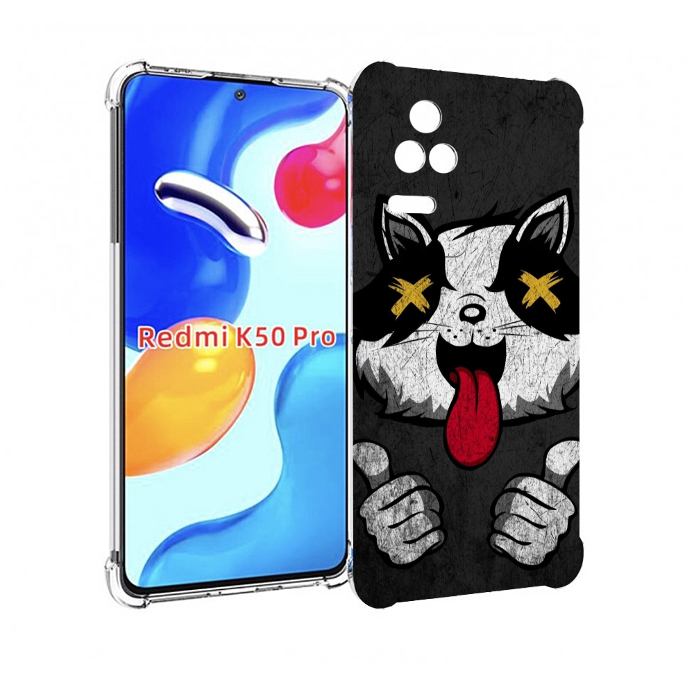 

Чехол MyPads классный зверек для Xiaomi Redmi K50 / K50 Pro, Прозрачный, Tocco