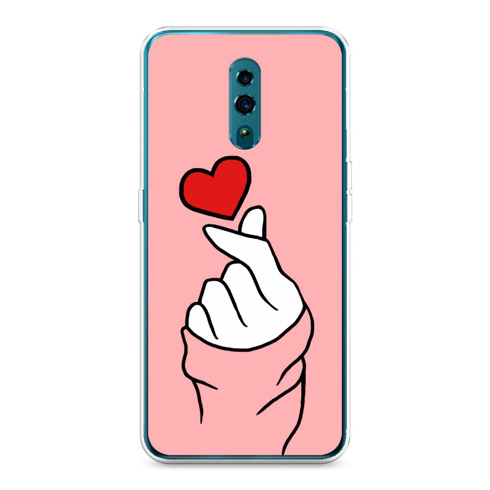 

Чехол Awog на Oppo Reno "Милое сердечко", Разноцветный, 250750-7