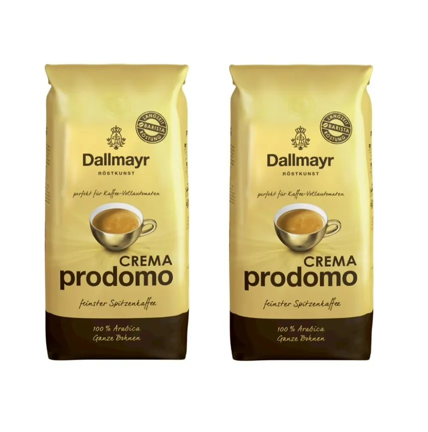 Кофе в зернах Dallmayr Crema Prodomo, 1 кг х 2 шт