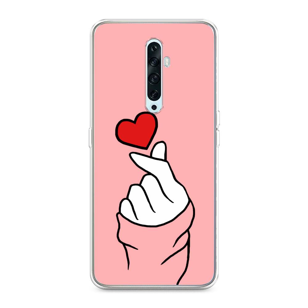 

Чехол Awog на Oppo Reno 2Z "Милое сердечко", Разноцветный, 251850-7