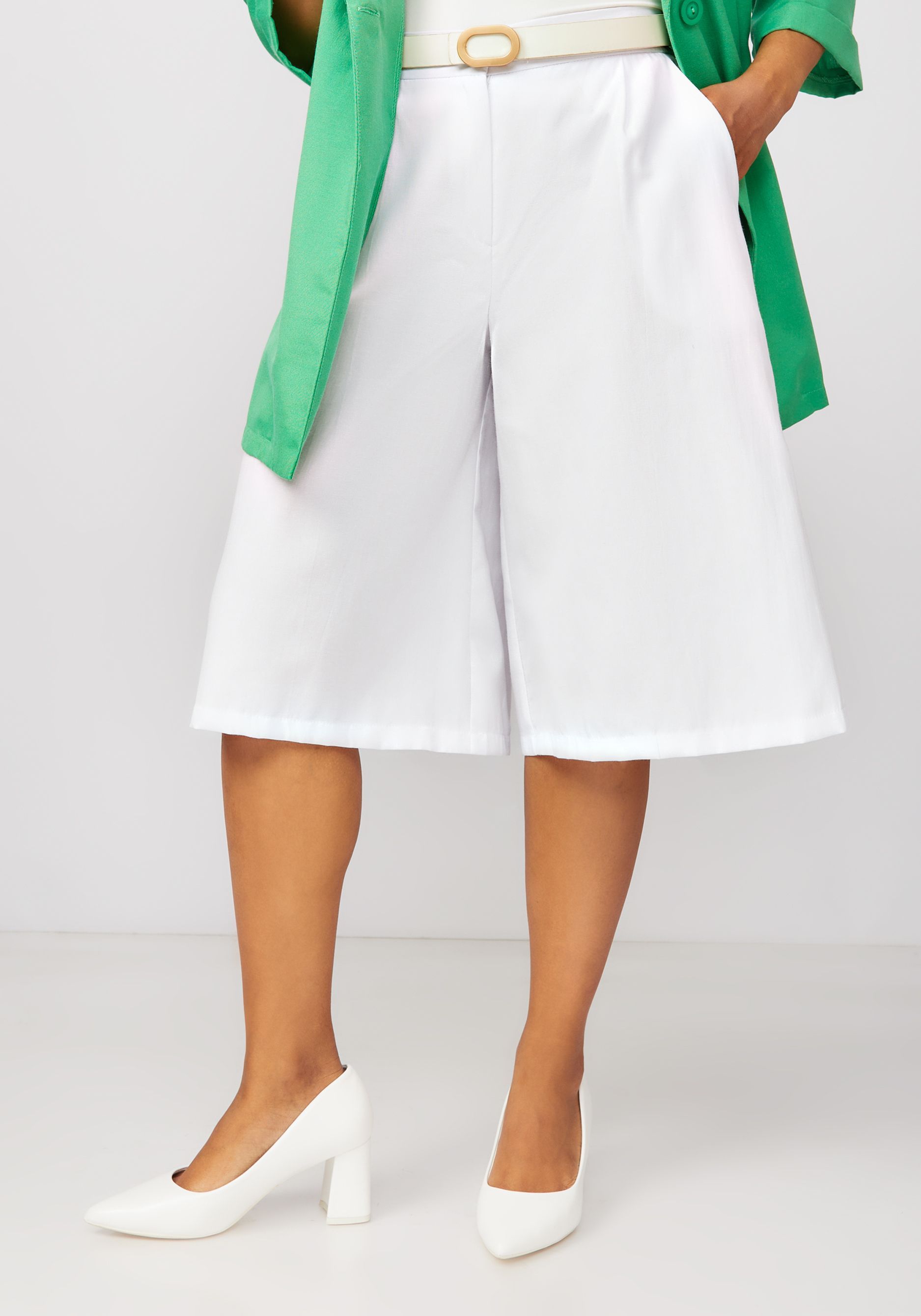 Шорты женские MIO IMPERATRICE 310662 белые 52 RU