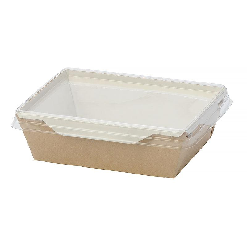 

Коробка ECO SALAD 1000 190х150х50мм, с окном, крафт (Салатник) (25шт/уп)