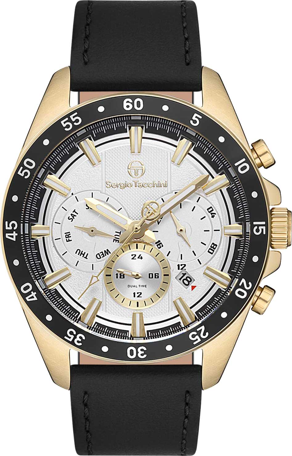 фото Наручные часы мужские sergio tacchini st.1.10201-2 черные